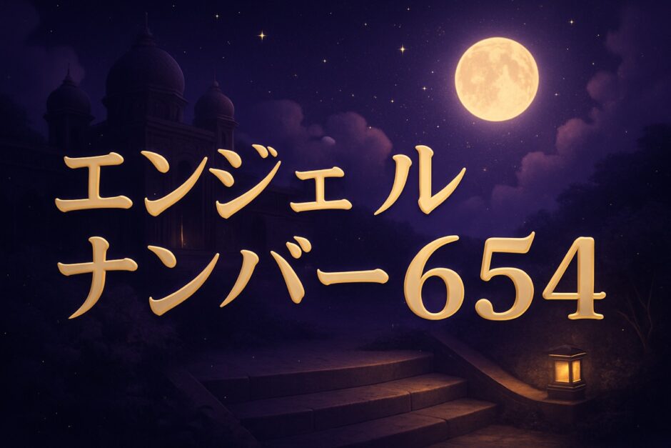 エンジェルナンバー654の意味のイメージ画像