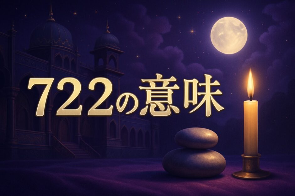 722エンジェルナンバーの意味のイメージ画像