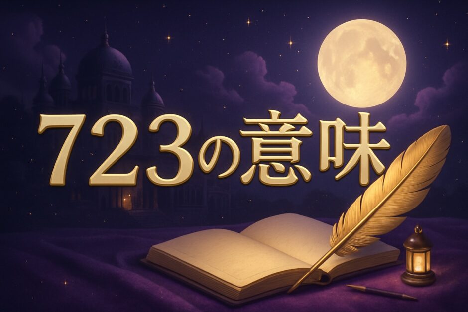 エンジェルナンバー723の意味のイメージ画像