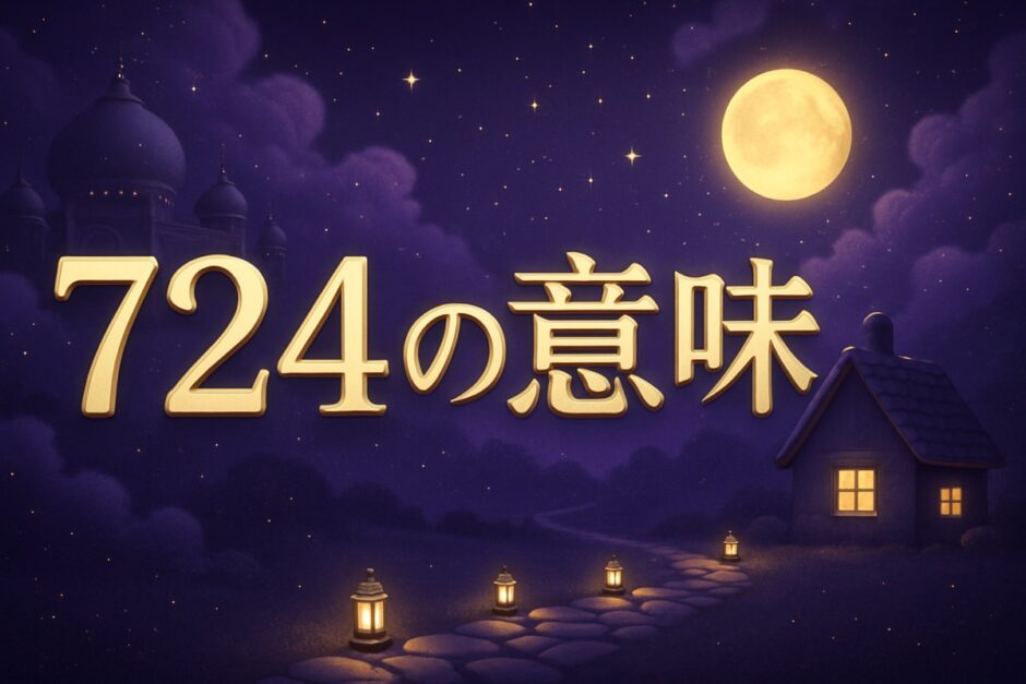 エンジェルナンバー724の意味のイメージ画像