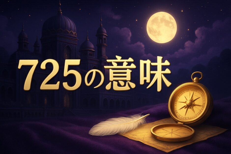 エンジェルナンバー725の意味のイメージ画像
