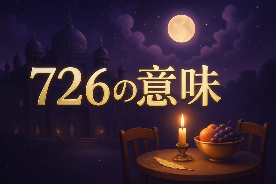 エンジェルナンバー726の意味のイメージ画像