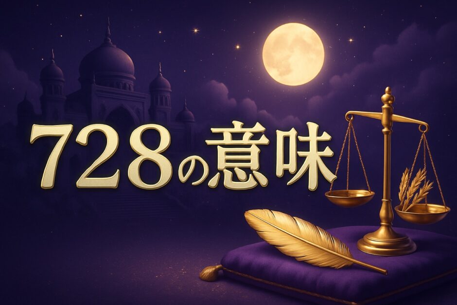 エンジェルナンバー728の意味のイメージ画像