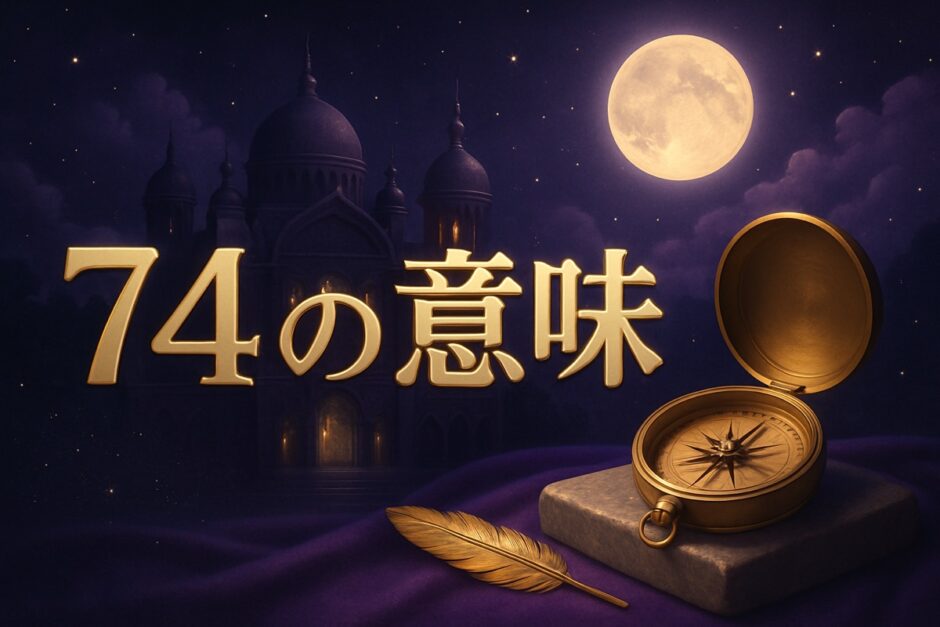 74の意味のイメージ画像