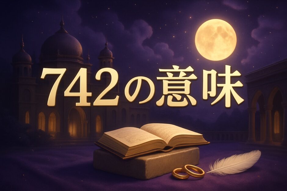エンジェルナンバー742の意味のイメージ画像