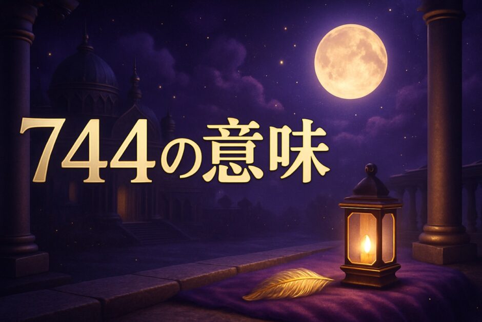 エンジェルナンバー744の意味のイメージ画像