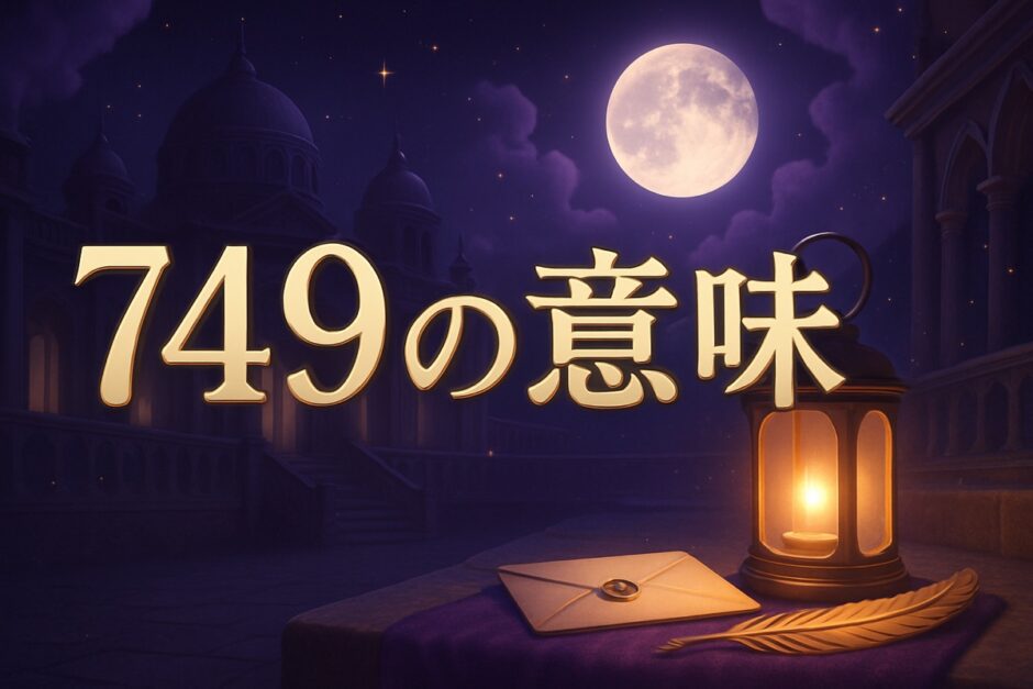 エンジェルナンバー749の意味のイメージ画像
