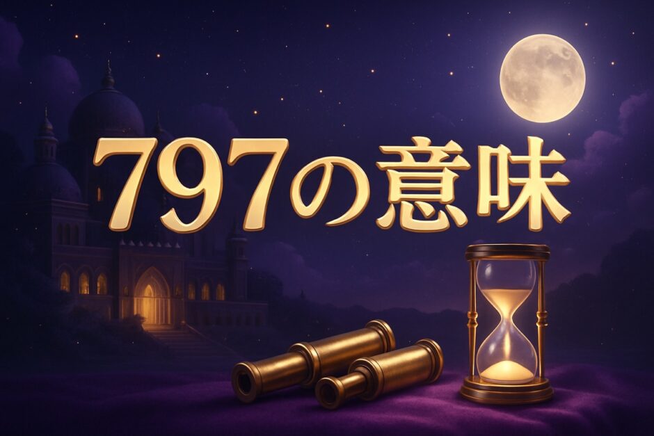 797エンジェルナンバーの意味のイメージ画像