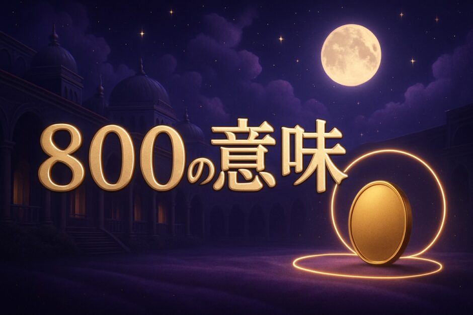 エンジェルナンバー800の意味のイメージ画像
