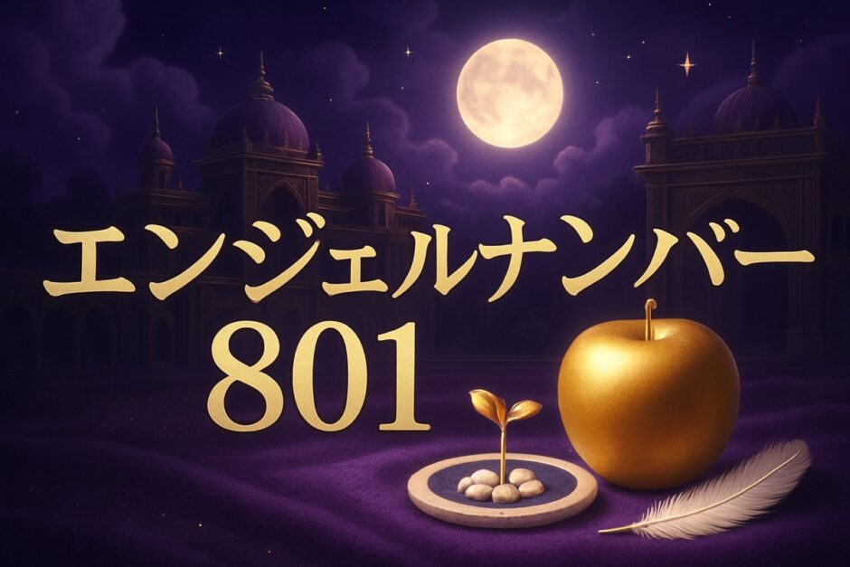 エンジェルナンバー801の意味のイメージ画像