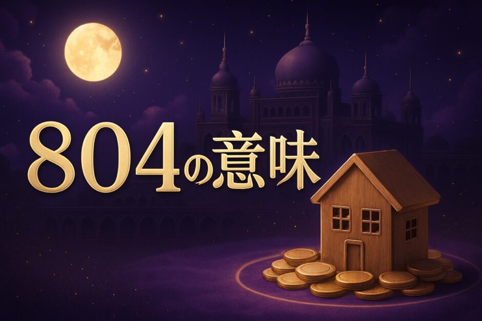 804エンジェルナンバーの意味のイメージ画像