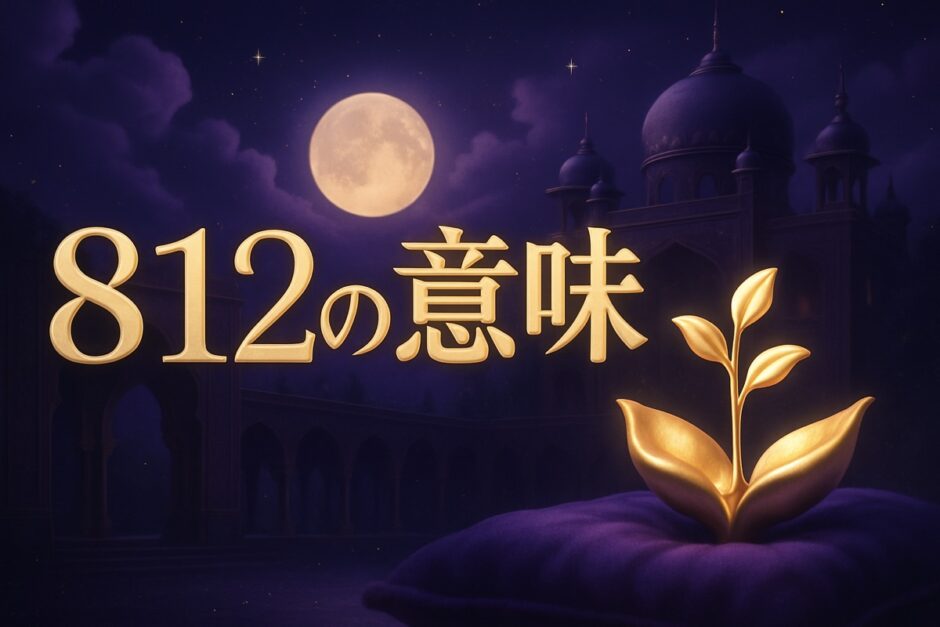 エンジェルナンバー812の意味のイメージ画像