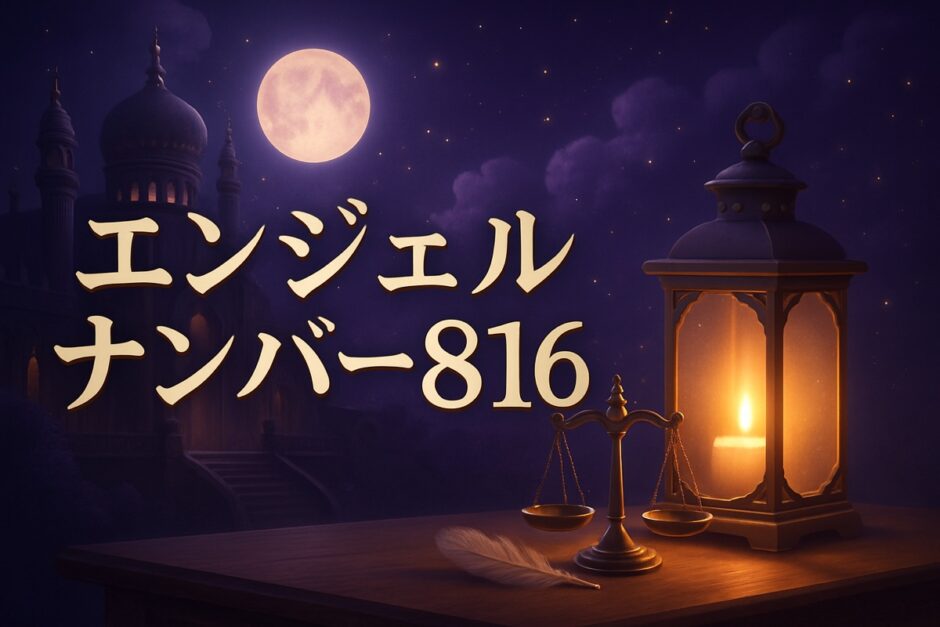 エンジェルナンバー816の意味のイメージ画像