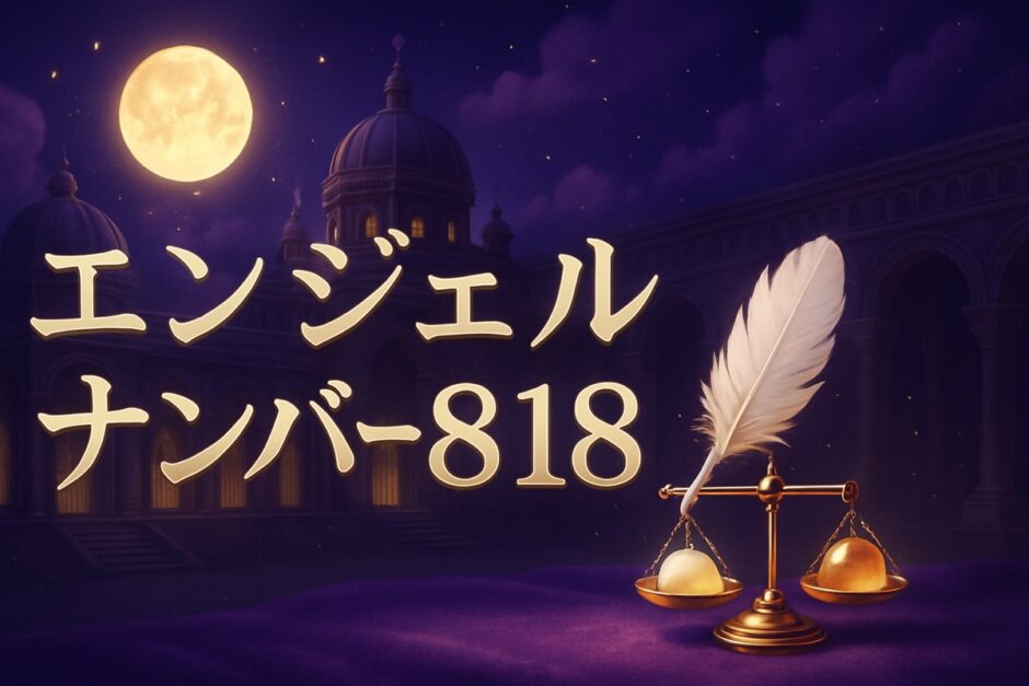 エンジェルナンバー818の意味のイメージ画像