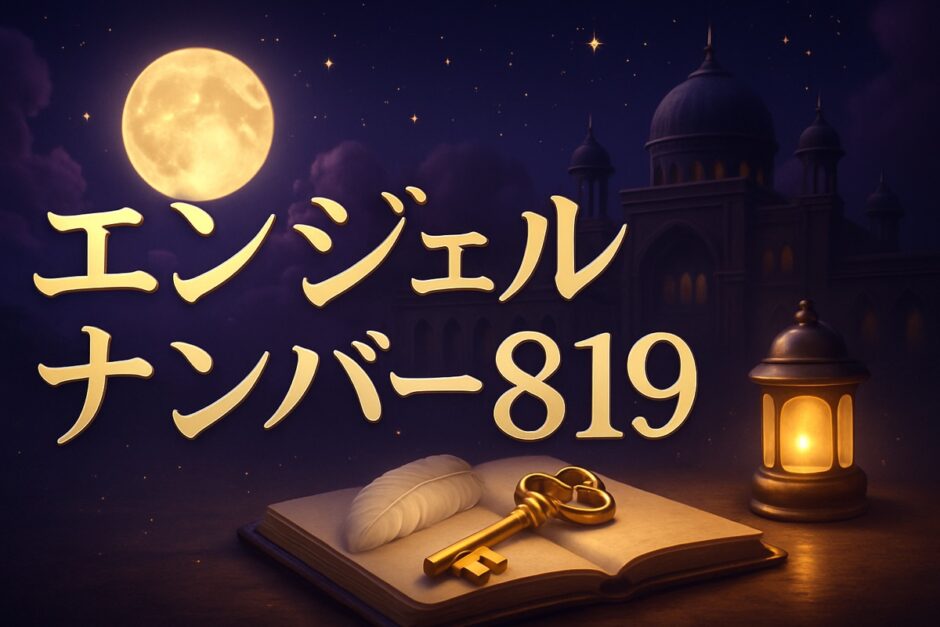 エンジェルナンバー819の意味のイメージ画像