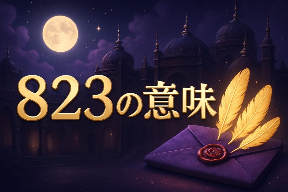 エンジェルナンバー823の意味のイメージ画像