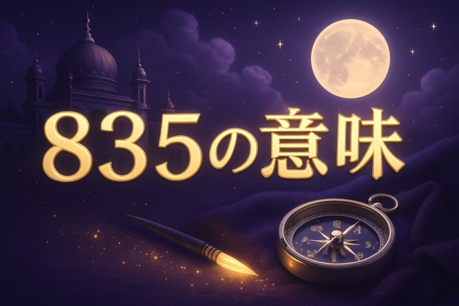 835の意味のイメージ画像