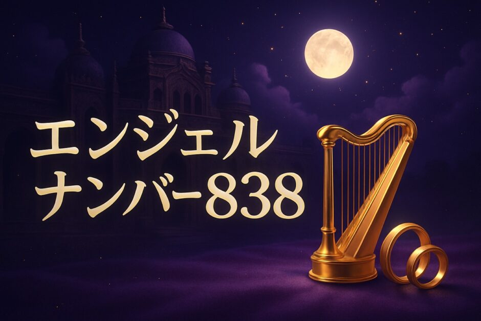 エンジェルナンバー838の意味のイメージ画像