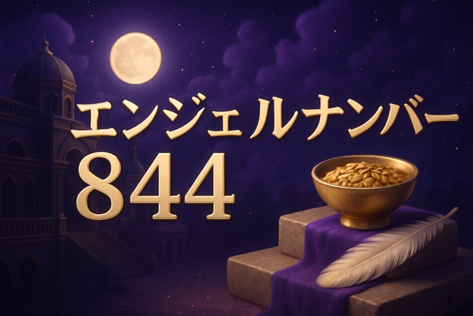 エンジェルナンバー844の意味のイメージ画像