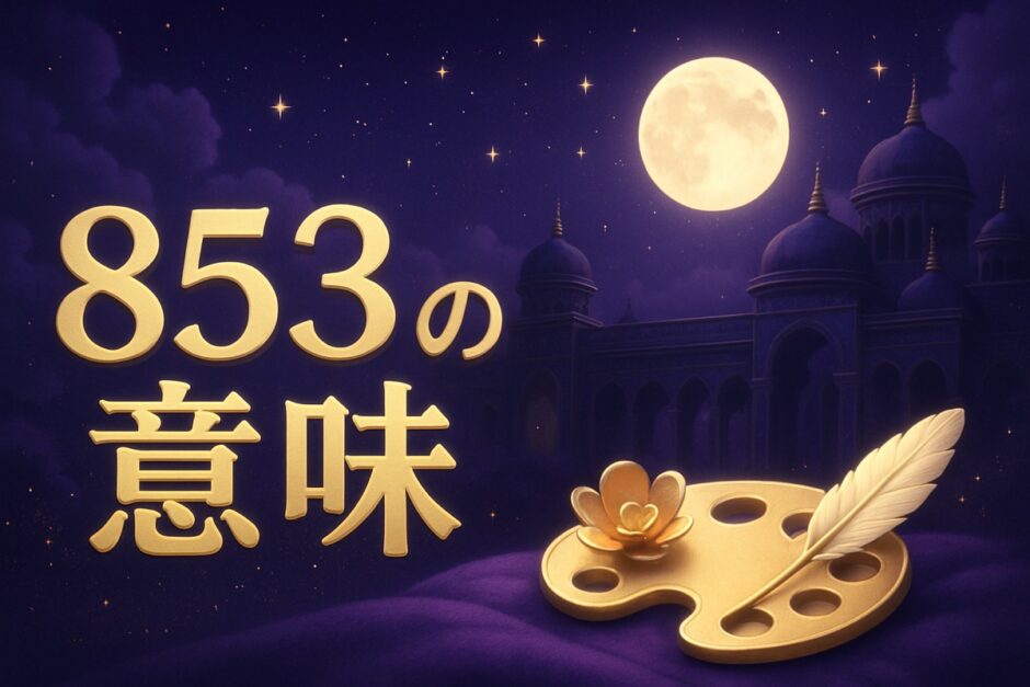 エンジェルナンバー853の意味のイメージ画像