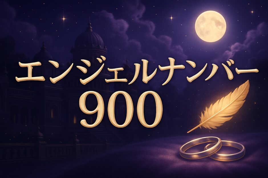 エンジェルナンバー900の意味のイメージ画像