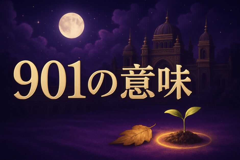 901エンジェルナンバーの意味のイメージ画像