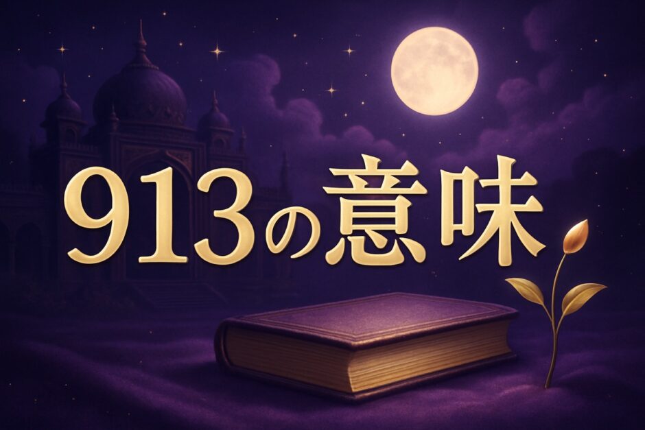 913の意味のイメージ画像