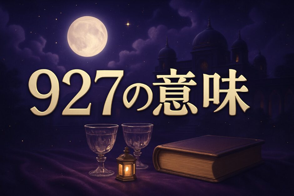 エンジェルナンバー927の意味のイメージ画像