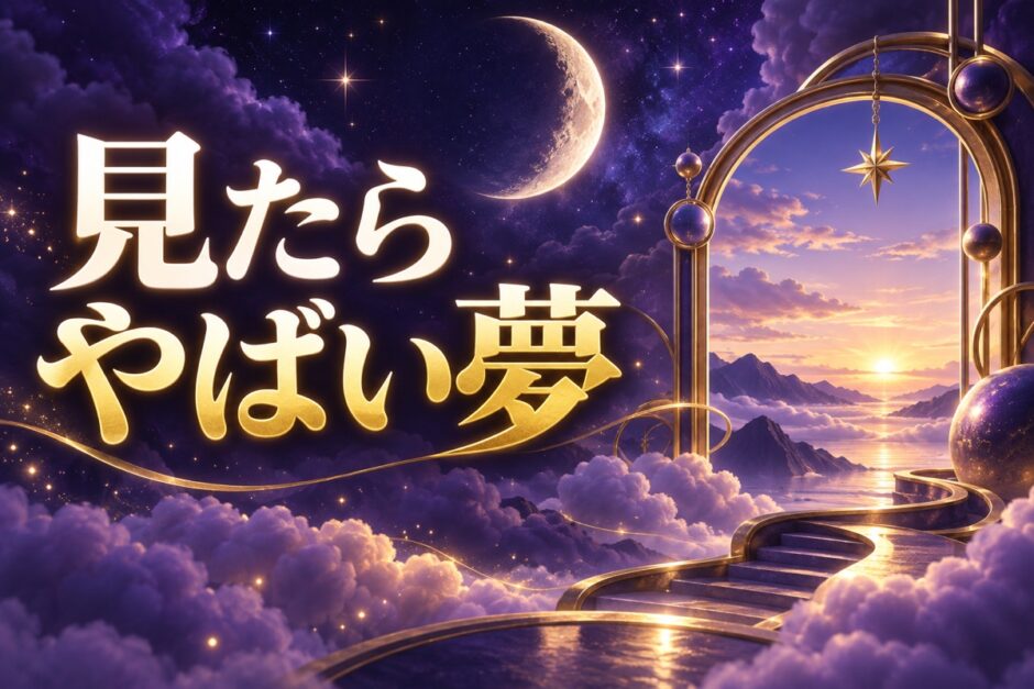 見たらやばい夢ランキングのイメージ画像