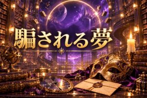 【夢占い】騙されるの夢の意味12選｜状況・感情別