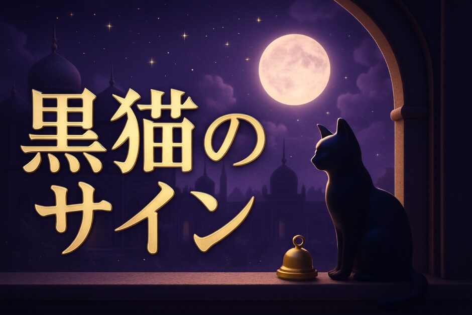 黒猫のスピリチュアルな意味のイメージ画像