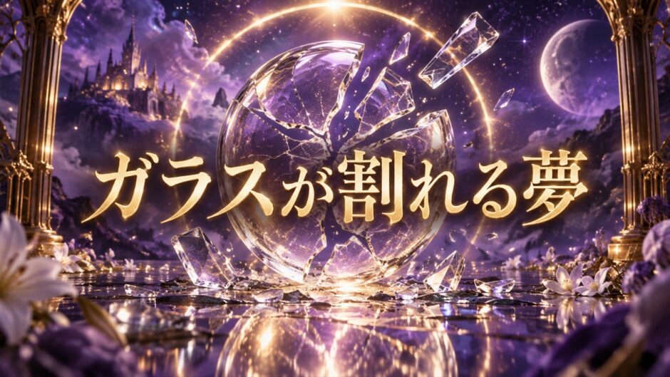 ガラスが割れる夢の意味12選