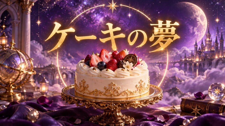 ケーキの夢の意味12選