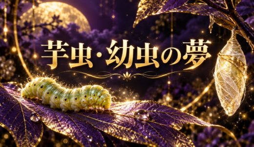 【夢占い】芋虫・幼虫の夢の意味12選｜大量・大きい・蝶になる別