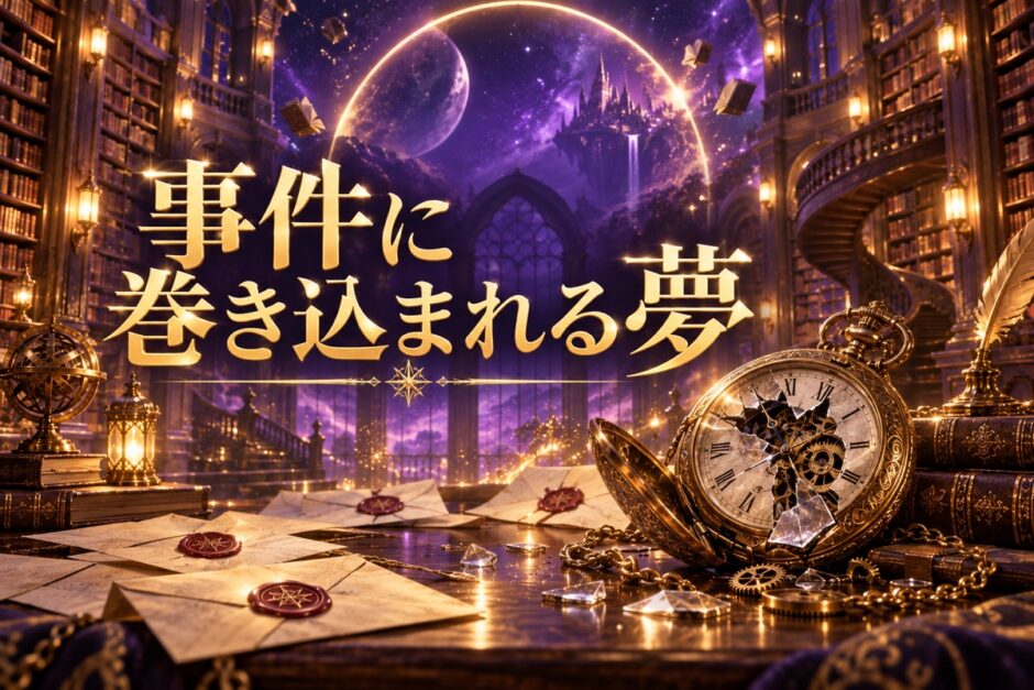 事件に巻き込まれる夢のイメージ画像
