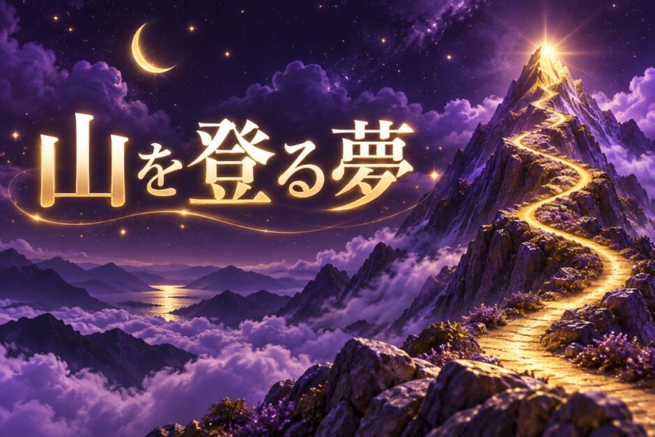山を登る夢の意味のイメージ画像