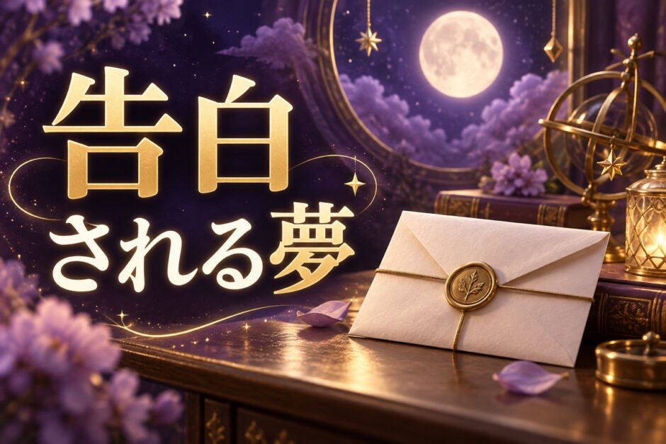 告白される夢は正夢のイメージ画像