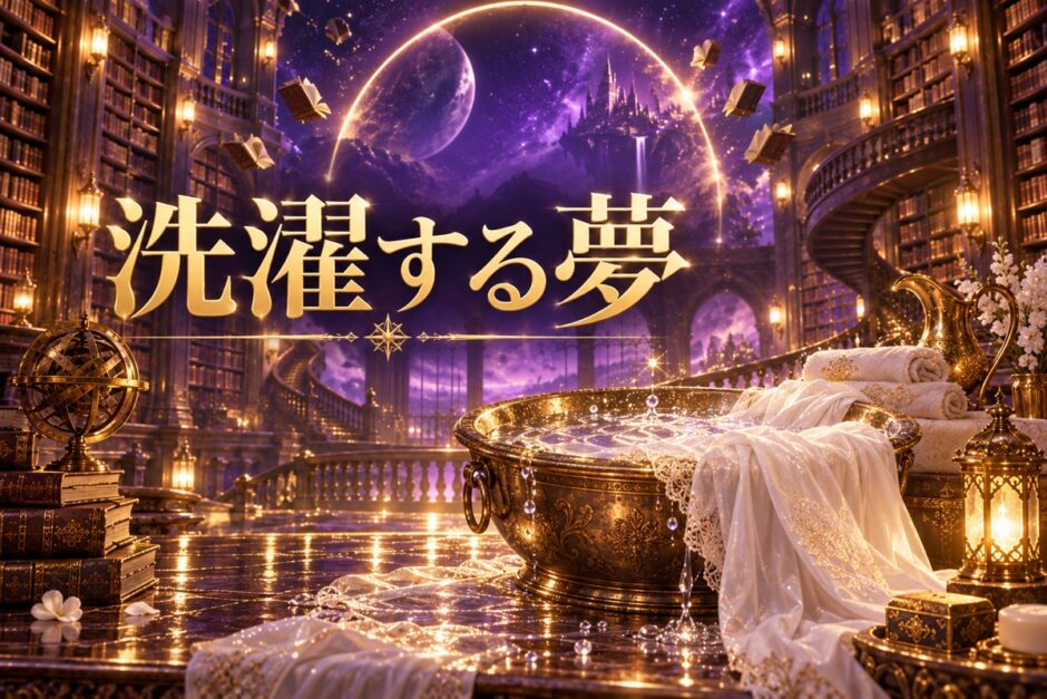 洗濯する夢のイメージ画像