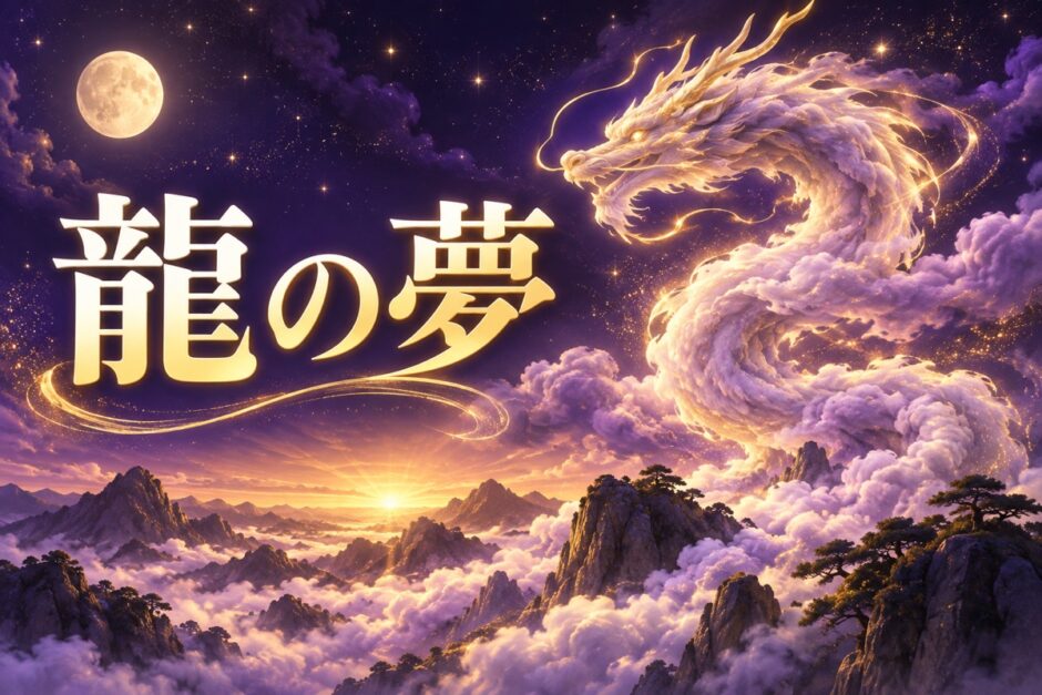 龍の夢は最上級の吉夢のイメージ画像