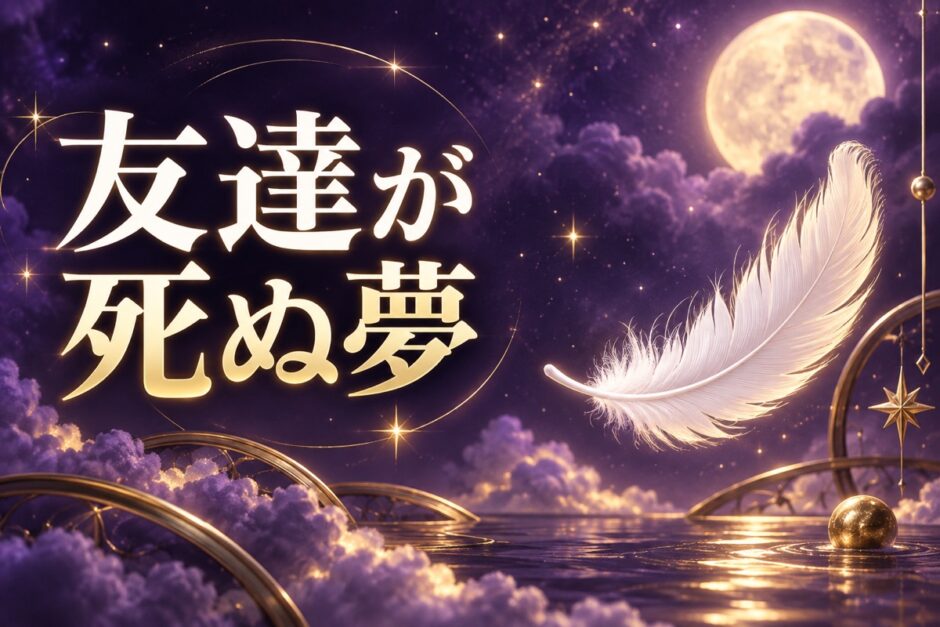 友達が死ぬ夢は吉夢のイメージ画像