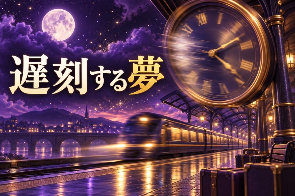 遅刻する夢の意味のイメージ画像