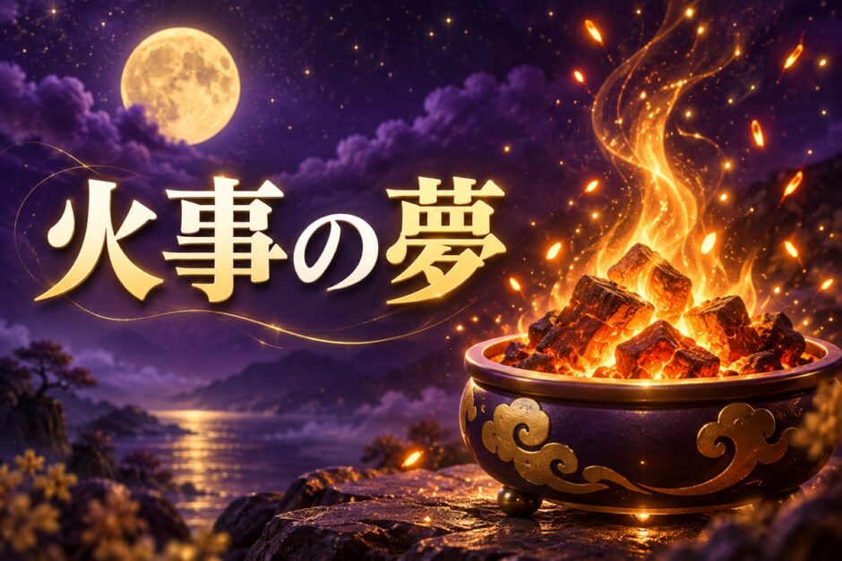 火事の夢は吉夢のイメージ画像