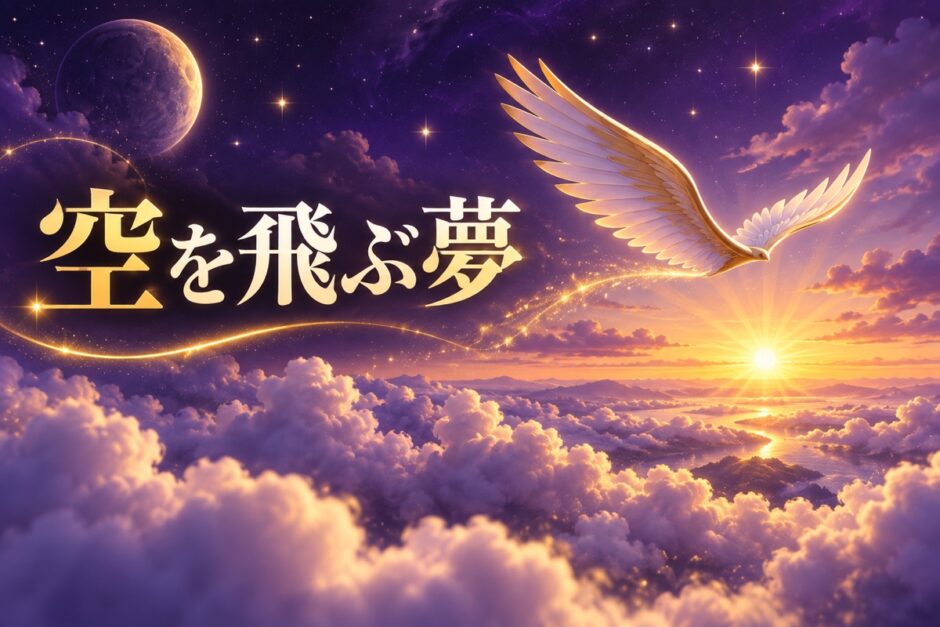空を飛ぶ夢は吉夢のイメージ画像