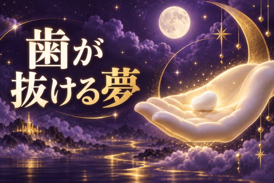 歯が抜ける夢は凶夢のイメージ画像