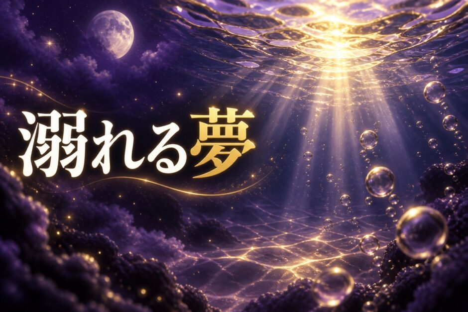 溺れる夢の意味のイメージ画像