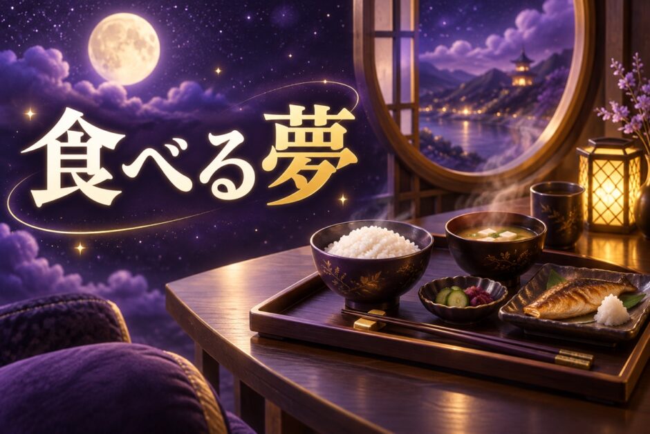 食べる夢の意味のイメージ画像