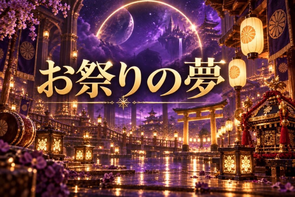 お祭りの夢のイメージ画像