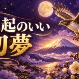 初夢で縁起がいい夢のイメージ画像