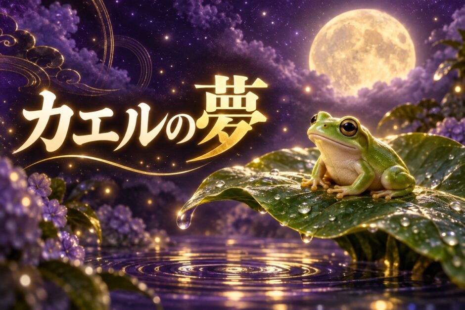 カエルの夢の意味のイメージ画像