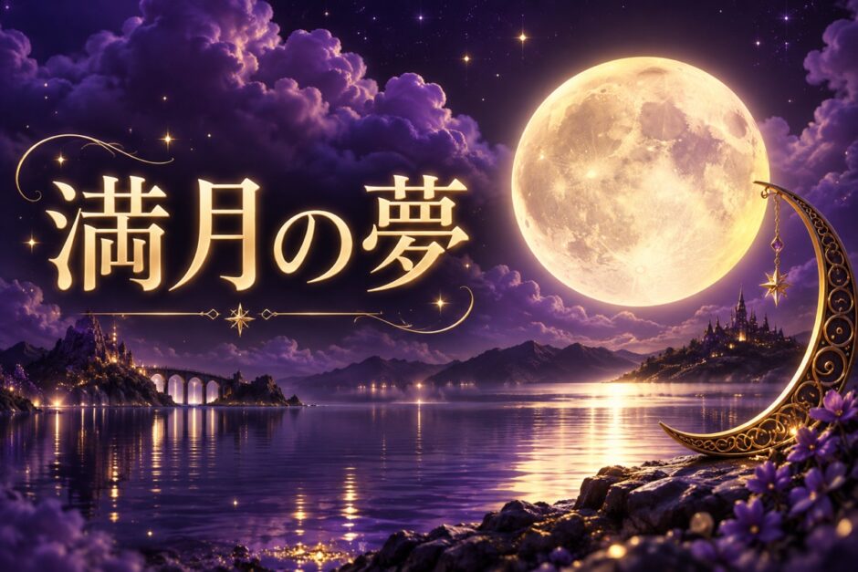 満月の夢の意味のイメージ画像